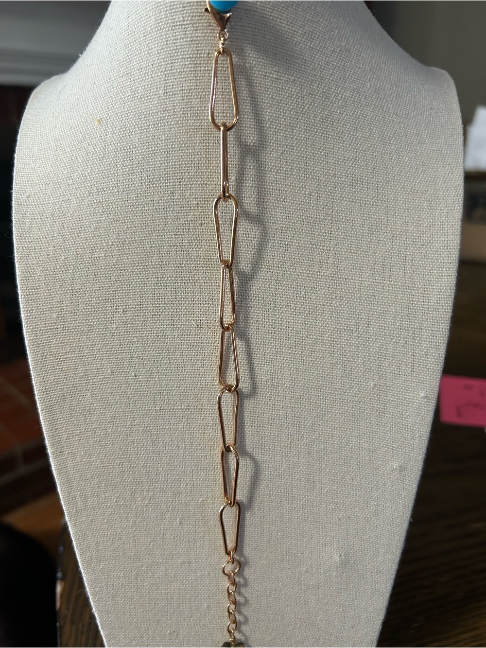 Sabika Jewelry Rose Gold Paper clip Style Bracelet